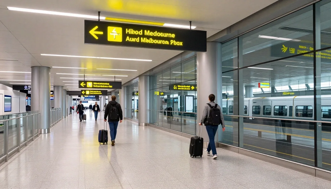 Walkway inside Terminal 2 looking toward security
